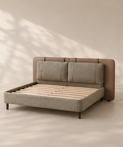 Luxurious Tufted Upholstered Bed Frame