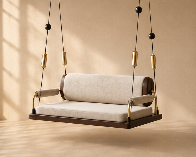 Luxurious Handcrafted Indoor Swing