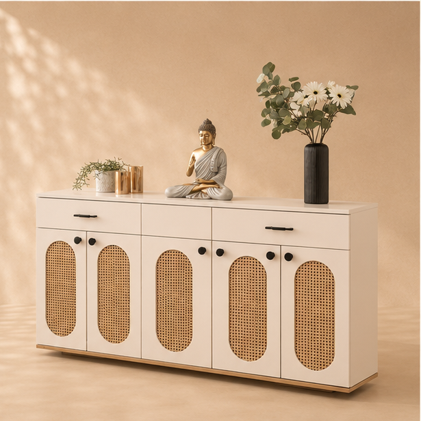 Rattan Elegance Sideboard